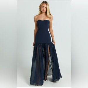 Showpo Maxi Dress-Navy